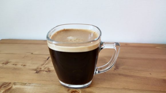 ネスカフェバリスタで作ったコーヒー